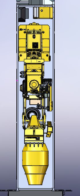 Container loading top 3D view 2