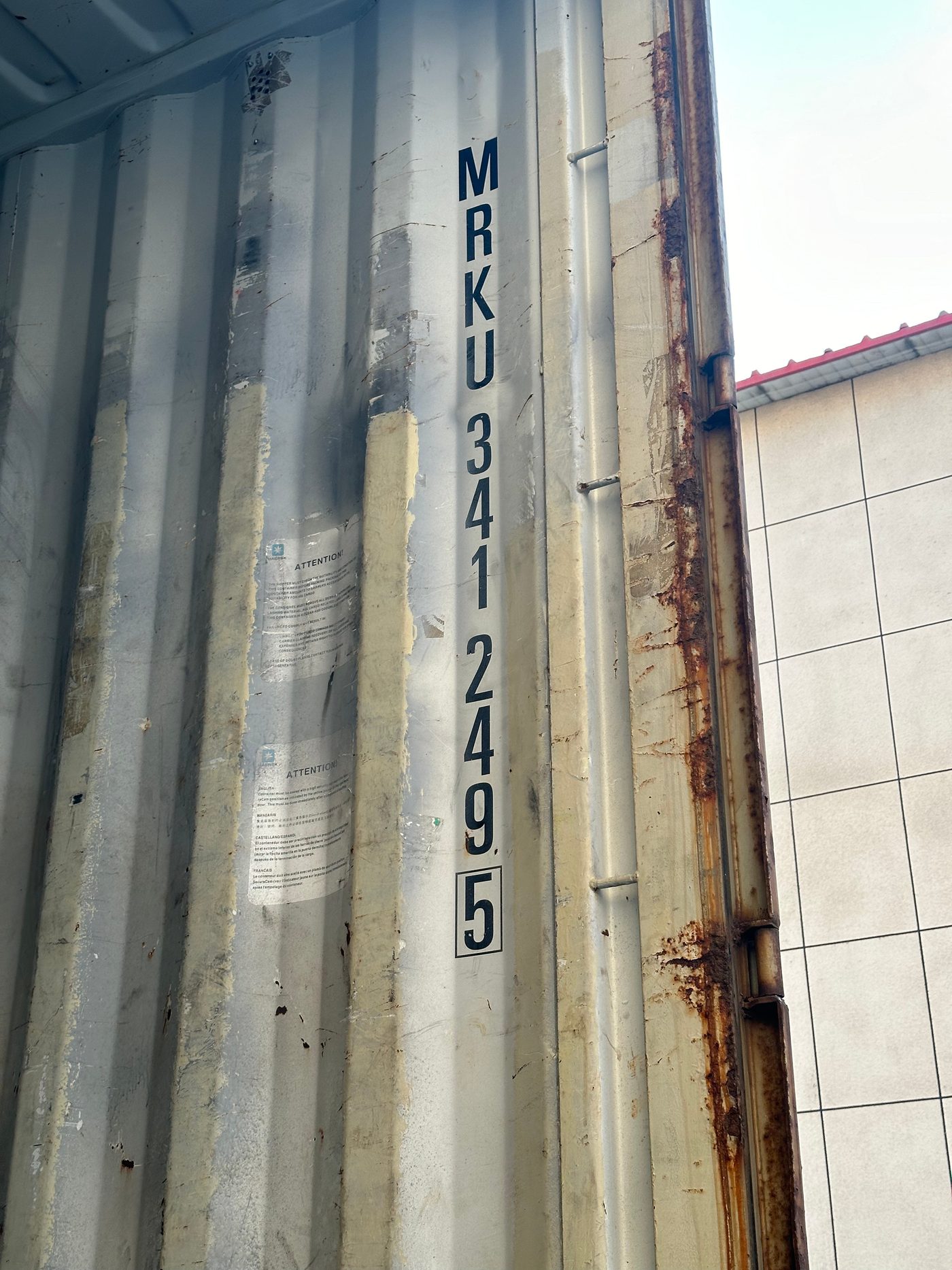 Container loading process 14